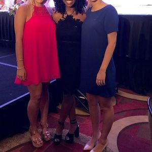 Dress with cut out back